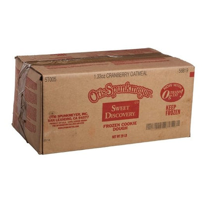 Otis Spunkmeyer Sweet Discovery Medium Cranberry Oatmeal Cookie Dough, 1 x 240 x 1.33 oz Case - DOT product image 6