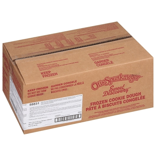 Otis Spunkmeyer Sweet Discovery Double Chocolate Brownie Bulk Bag Frozen Cookie Dough, 1 x 240 ct Case - Bakery &