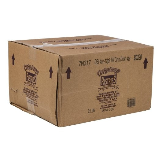 Otis Spunkmeyer Giant Iced Individually Wrapped Tray Pack Cinnamon Rolls, 48 x 4 oz Case - DOT product image 7