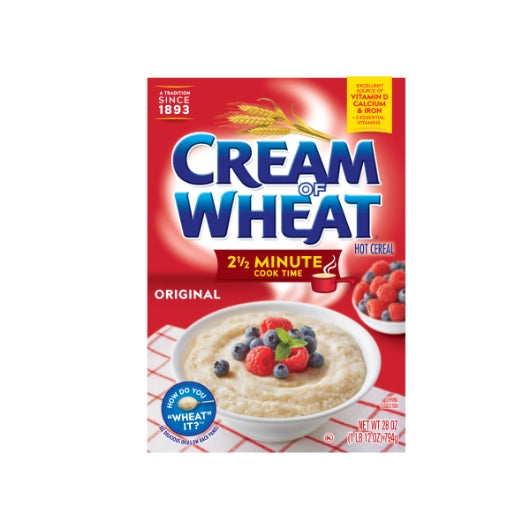 Cream Of Wheat Original Hot Cereal, 12 x 28 oz Case - Breakfast Foods