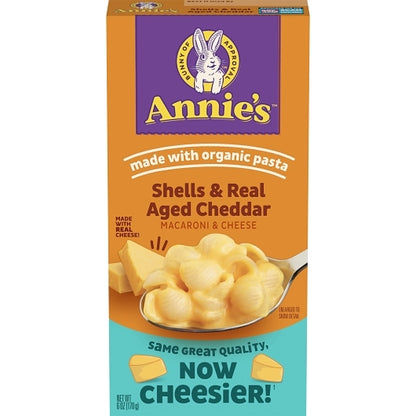 Annie's Real Aged Cheddar Macaroni & Cheese Pasta, 12 x 6 oz Case - DOT product image 2