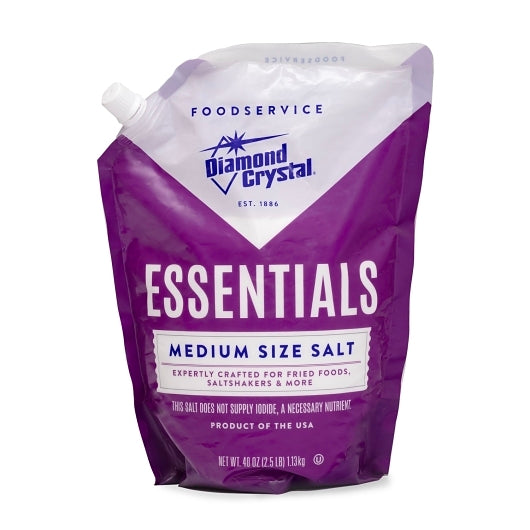 Diamond Crystal Essentials Salt Spouted Pouch, 12 x 2.5 lb Case - Spices Seasonings - image 2