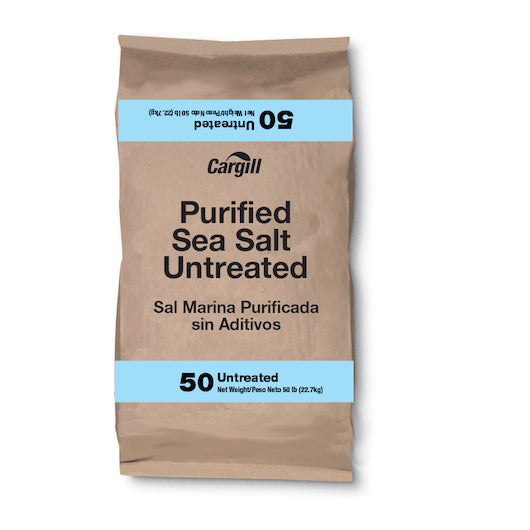 Cargill Sea Salt Purified Untreated, 1 x 50 lb Case - DOT product image 6