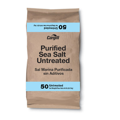 Cargill Sea Salt Purified Untreated, 1 x 50 lb Case - DOT product image 6