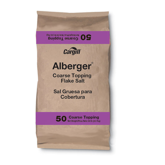 Cargill Alberger Coarse Topping Flake Salt, 1 x 50 lb Case - DOT product image 7