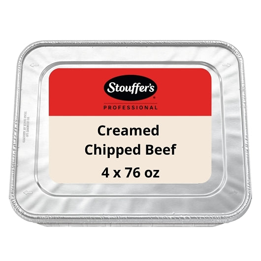 Nestle Stouffers Creamed Creamed, Chipped Beef, 4 x 4.74 lb Case - Prepared Foods