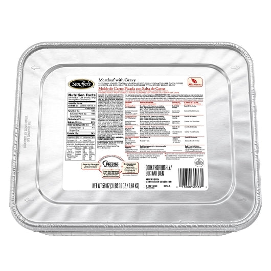 Stouffer's Meatloaf with Gravy, 4 x 3.625 lb Case - DOT product image 7