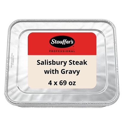 Stouffer's Salisbury Steak with Gravy, 4 x 69 oz Case - Prepared Foods