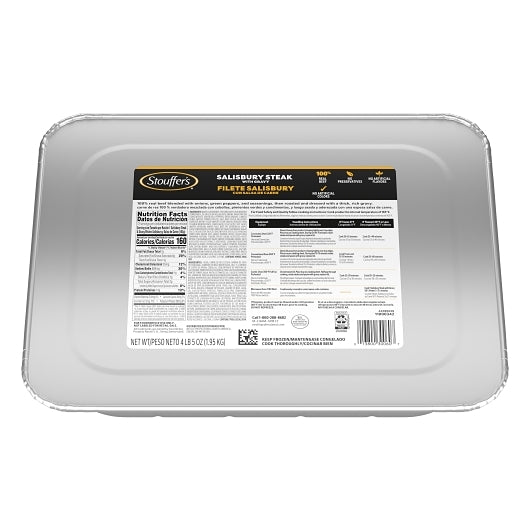 Stouffer's Salisbury Steak with Gravy, 4 x 69 oz Case - DOT product image 2