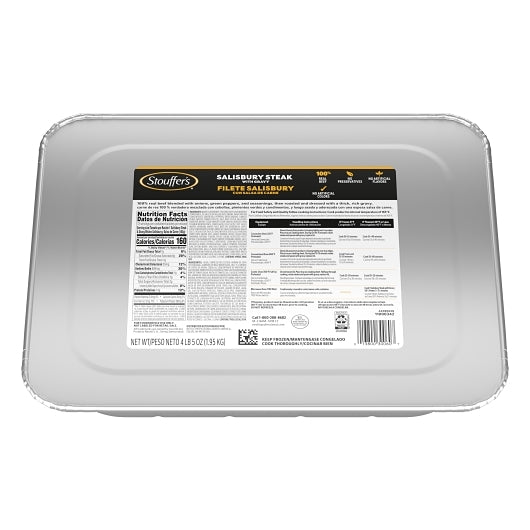 Stouffer's Salisbury Steak with Gravy, 4 x 69 oz Case - DOT product image 3