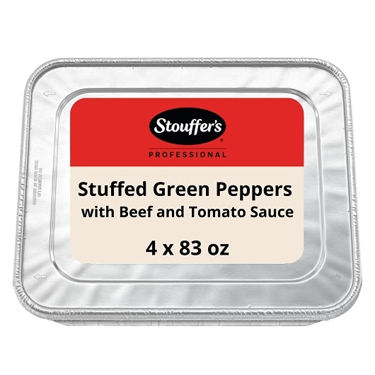 Nestle Stouffers Stuffed Peppers Stuffed Beef Sauce, 4 x 5.188 lb Case - Prepared Foods