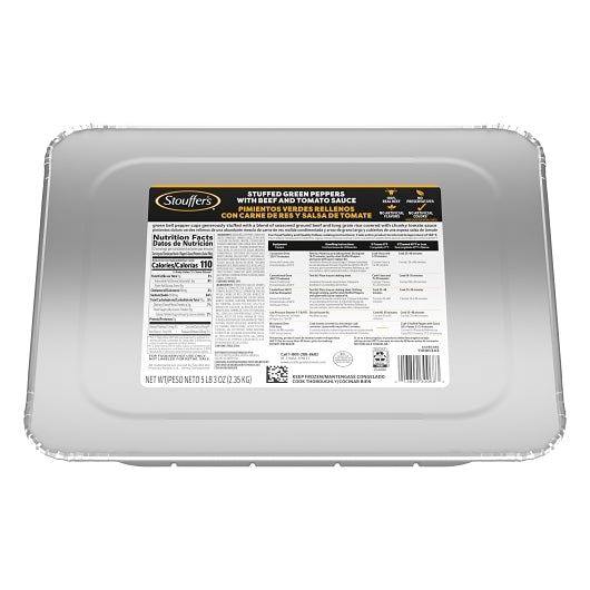 Nestle Stouffers Stuffed Peppers Stuffed Beef Sauce, 4 x 5.188 lb Case - DOT product image 3