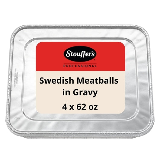 Nestle Stouffers Swedish Gravy Meatball, 4 x 3.875 lb Case - Prepared Foods