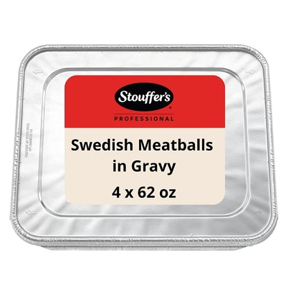 Nestle Stouffers Swedish Gravy Meatball, 4 x 3.875 lb Case - Prepared Foods