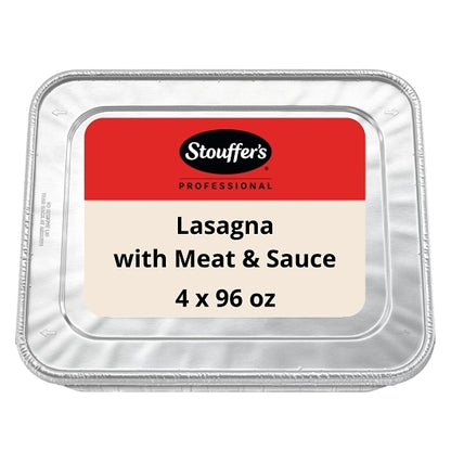Nestle Stouffers Lasagna with Meat & Sauce Frozen Meal, 4 x 6 lb Case - DOT product image 2