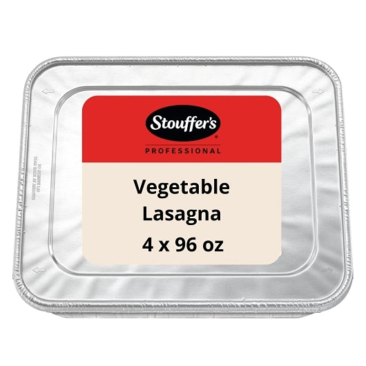 Nestle Stouffers Vegetable Lasagna, 4 x 6 lb Case - Prepared Foods
