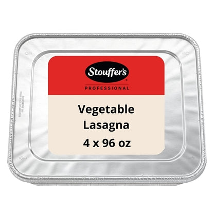 Nestle Stouffers Vegetable Lasagna, 4 x 6 lb Case - Prepared Foods
