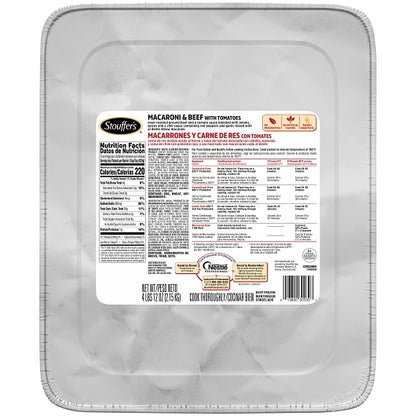 Nestle Stouffers Macaroni & Beef with Tomatoes, 4 x 4.75 lb Case - DOT product image 2