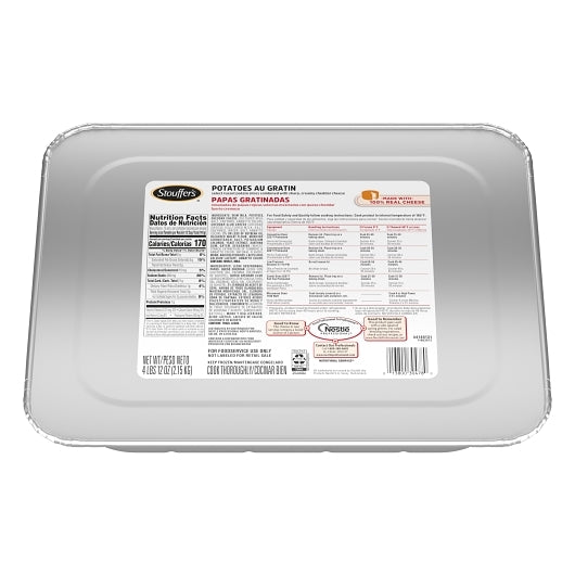 Nestle Stouffers Potatoes Au Gratin Potato, 4 x 4.75 lb Case - DOT product image 3