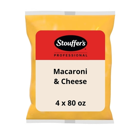 Nestle Stouffers Macaroni Traditional Macaroni & Cheese Frozen Pouch, 4 x 5 lb Case - Prepared Foods