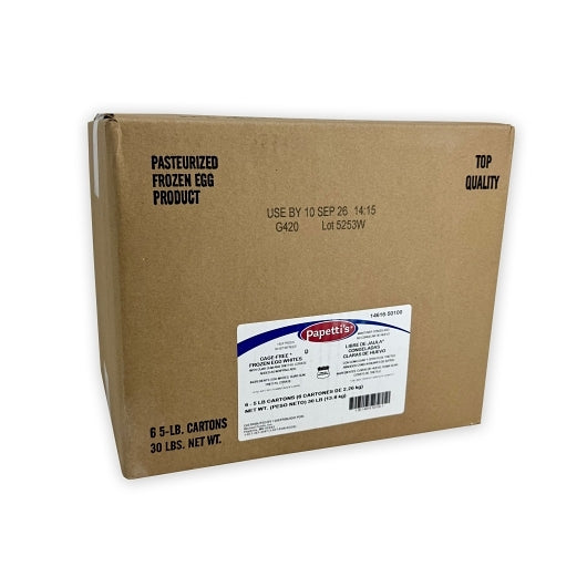 Papetti's Liquid Egg Whites Cage Free With Triethyl Citrate, 6 x 5 lb Case - DOT product image 5
