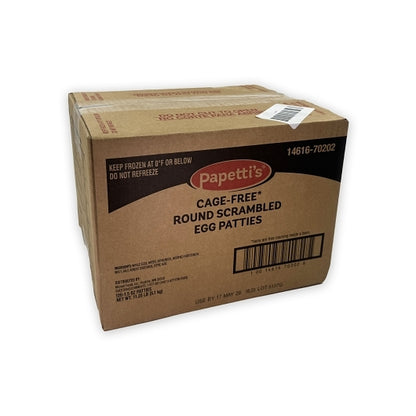 Abbotsford Farms Fully 3.5" Round Scrambled Egg Patties, 1 x 120 x 1.5 oz Case - DOT product image 4