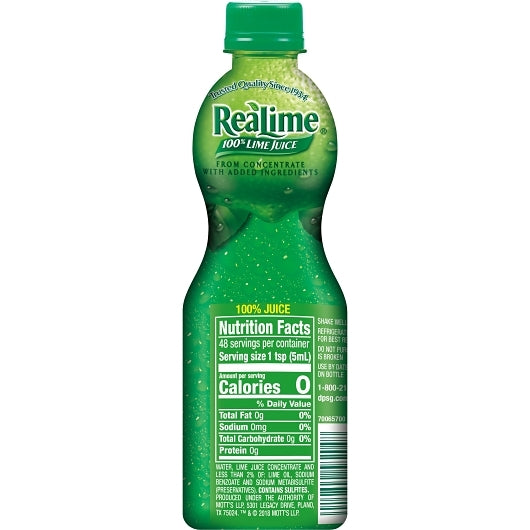 ReaLime Lime Juice, 12 x 8 fl oz Case - DOT product image 6