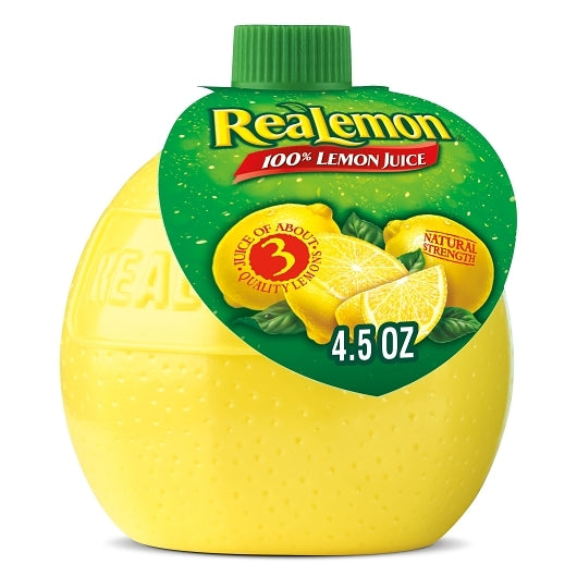 Realemon Lemon Juice, 24 x 4.5 fl oz Case - DOT product image 5