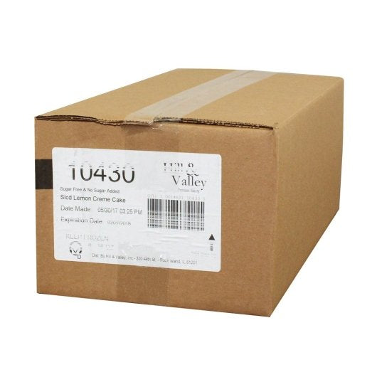 Hill & Valley Sliced Lemon Creme Cake, 6 x 6 each Case - DOT product image 4