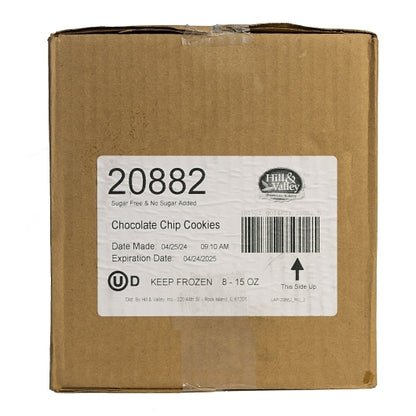 Hill & Valley Sugar Free Chocolate Chunk Cookie, 8 x 15 oz Case - DOT product image 7