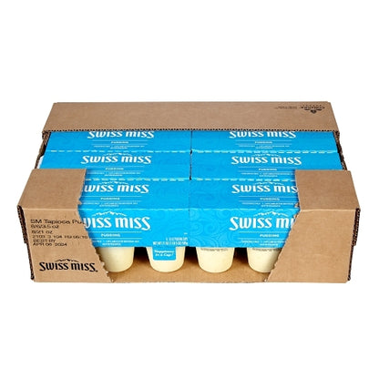 Swiss Miss Pudding Tapioca, 8 x 3.5 oz Case - GS1 open-case image