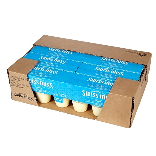 Swiss Miss Pudding Tapioca, 8 x 3.5 oz Case - GS1 open-case image