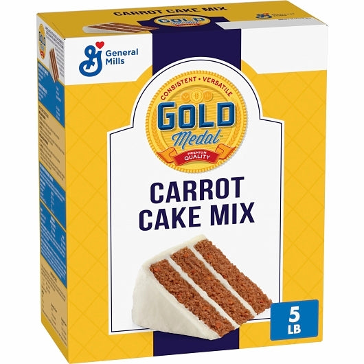 Gold Medal Carrot Cake Mix With Cream Cheese Icing, 6 x 6 x 4.96 lb Case - Bakery & Desserts