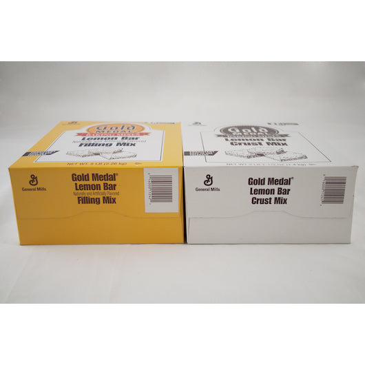Gold Medal Lemon Bar Mix Box with Filling and Topping, 6 x 4.1 lb Case - DOT product image 3