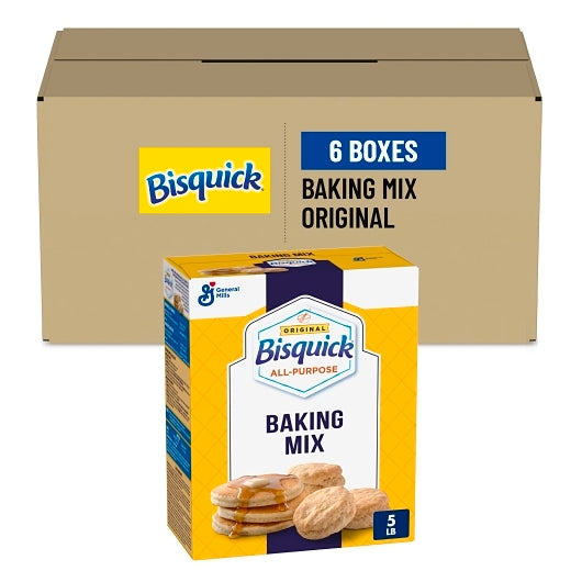 Bisquick Original All-Purpose Biscuit Mix, 6 x 5 lb Case - GS1 mobile-ready hero image