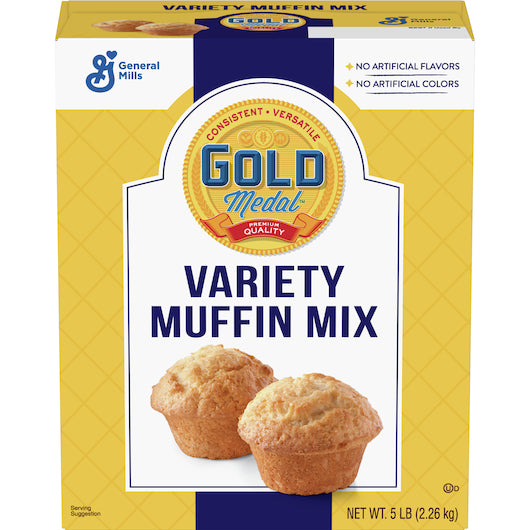 Gold Medal Variety Muffin Mix 6 Case 5 Pound - DOT product image 1