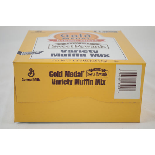 Sweet Rewards Low Fat Sweet Rewards Variety Muffin Mix, 6 x 4.5 lb Case - GS1 inner-pack image