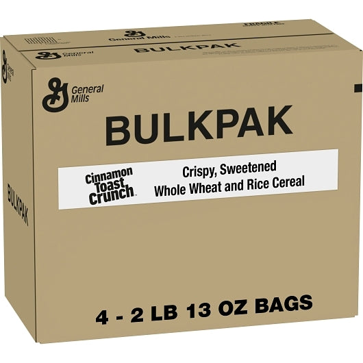 Cinnamon Toast Crunch Cereal Bulk Pack, 4 x 45 oz Case - Breakfast Foods