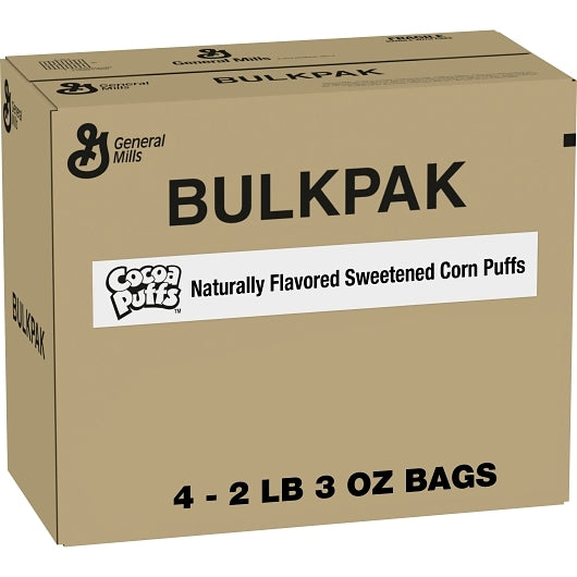 Cocoa Puffs Cereal Bulk Pack, 4 x 2.188 lb Case - Breakfast Foods