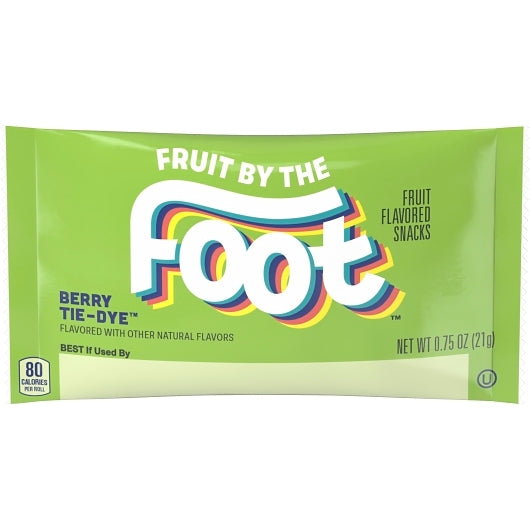 Betty Crocker Fruit by the Foot Individually Wrapped Berry Tie Dye, 96 x 0.75 oz Case - DOT product image 4