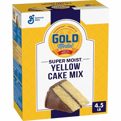 Supermoist Yellow Cake Super Moist Yellow Cake Mix, 6 x 4.5 lb Case - DOT product image 8