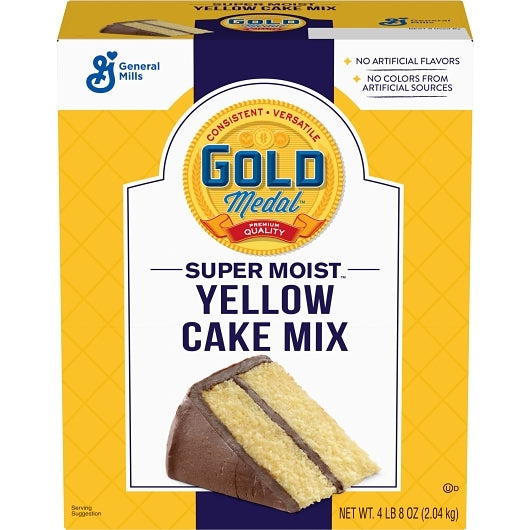 Supermoist Yellow Cake Super Moist Yellow Cake Mix, 6 x 4.5 lb Case - DOT product image 2