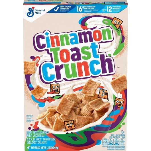 Cinnamon Toast Crunch Cereal, 12 x 12 oz Case - DOT product image 2