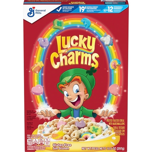 Lucky Charms Cereal, 12 x 10.5 oz Case - DOT product image 2
