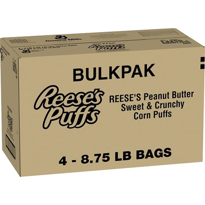 Reese's Puffs Bulk Cereal, 4 x 2.188 lb Case - Breakfast Foods