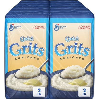Pillsbury Quick White Pillsbury Quick Grits Bulk Enriched White Corn Cereal, 12 x 2 lb Case - DOT product image 2