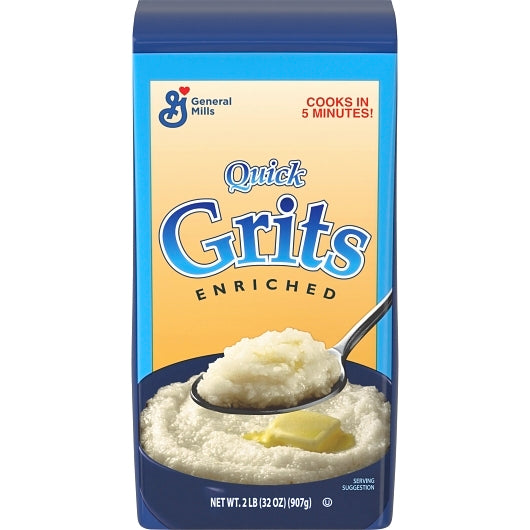 Pillsbury Quick White Pillsbury Quick Grits Bulk Enriched White Corn Cereal, 12 x 2 lb Case - DOT product image 4