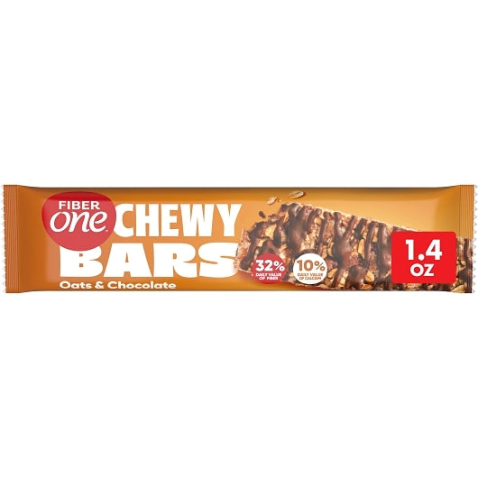 Fiber One Oats & Chocolate Granola Bar, 8 x 16 x 1.4 oz Case - DOT product image 2