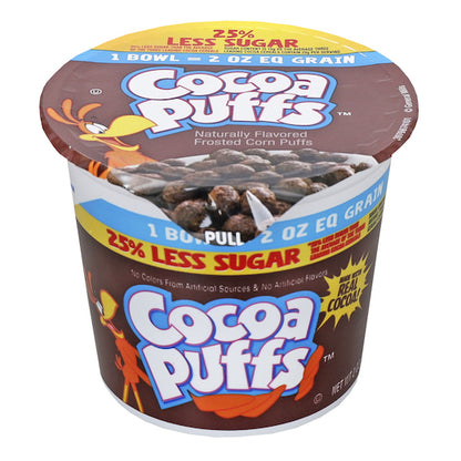 Cocoa Puffs 25% Less Sugar Cereal, 60 x 2 oz Case - DOT product image 2