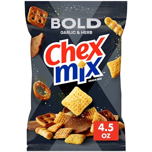 Chex Mix Savory Bold Party Blend Snack Mix, 8 x 4.5 oz Case - Popcorn, Pretzels & Snack Mix - image 2